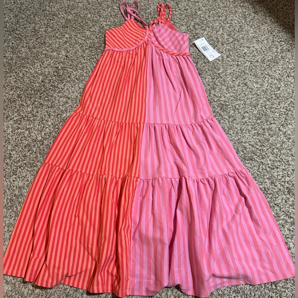 NWT Bonnie Jean
Big Girls Sleeveless Striped Maxi Dress - SZ 12 or SM In Juniors - Picture 4 of 7